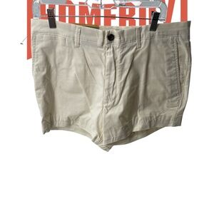 Goodfellow & Co Cream Flat Front Men's Shorts